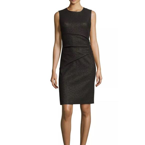 NWOT Diane Von Furstenberg Sparkle Little Black Dress DVF Size 4 MSRP $394 - Picture 1 of 5